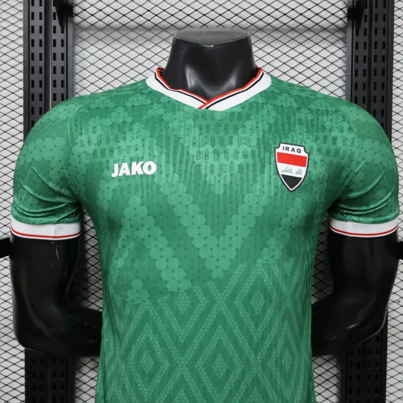 Camiseta Irak Away Mundial 2026 Verde (EDICIÓN JUGADOR)