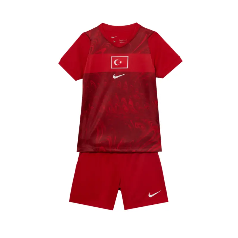 Camiseta Turquía Home Mundial 2026 Rojo Niño Kit