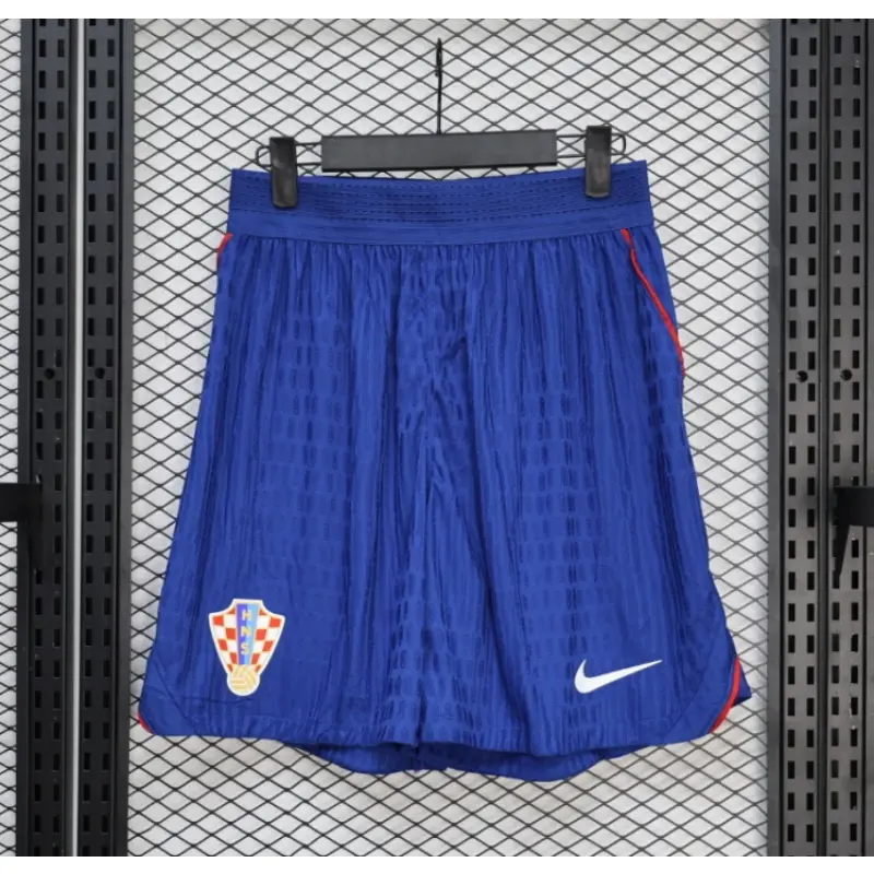 Pantalón Corto Croacia Away Mundial 2026 Azul (EDICIÓN JUGADOR)