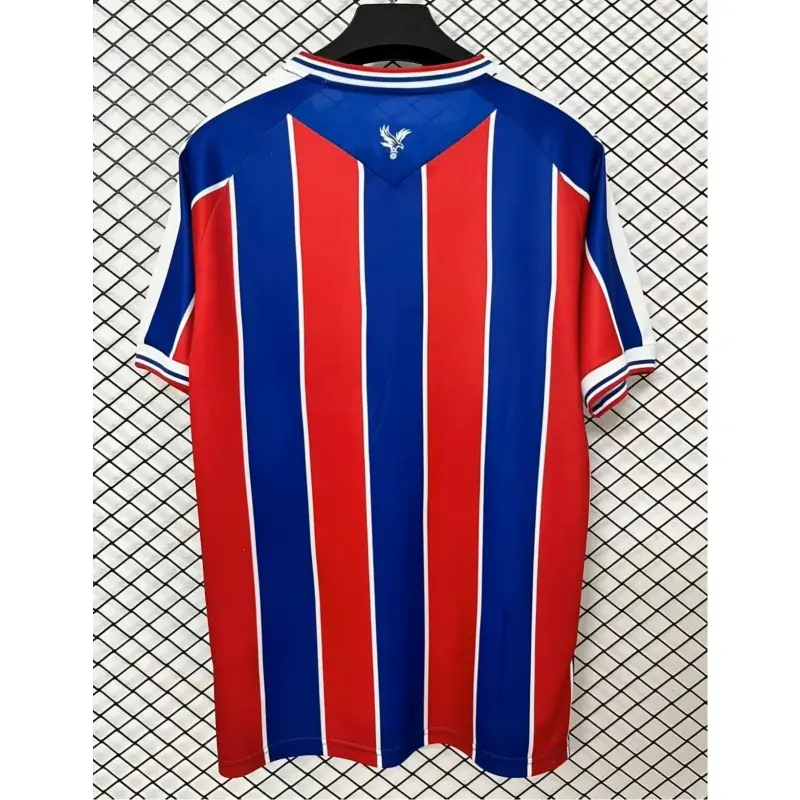 Camiseta Crystal Palace FC Home 2025/2026 Rojo/Azul Final UEFA Conference League