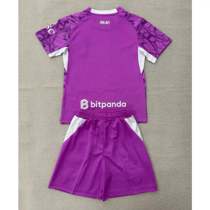 Camiseta de Portero AC Milan Away 2026/2027 Rosa Niño Kit