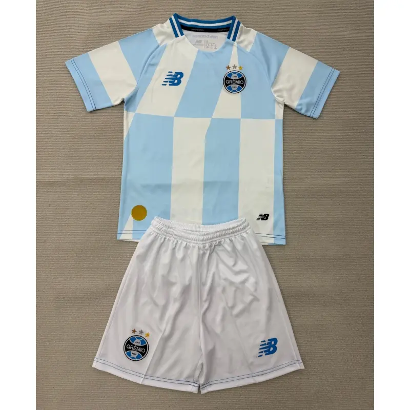 Camiseta Gremio Away 2026/2027 Azul Claro/Blanco Niño Kit