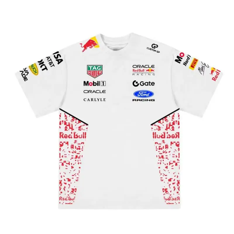 Camiseta Red Bull Racing F1 2026 Blanco/Rojo