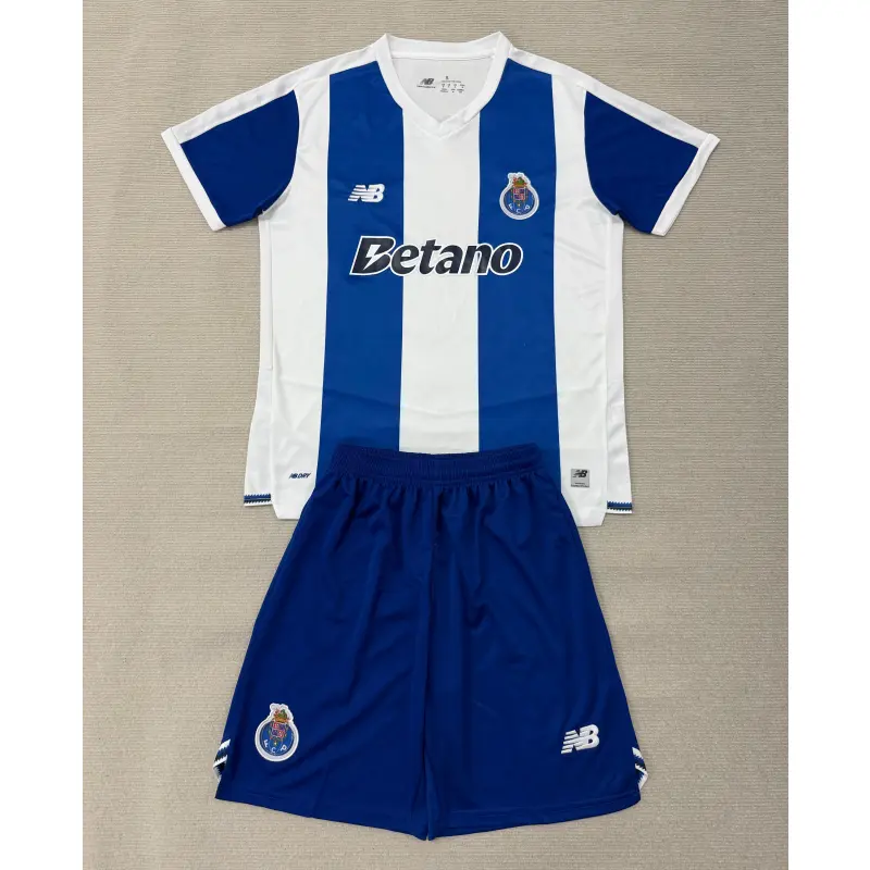 Camiseta Porto Home Equipación 2026/2027 Azul/Blanco Niño Kit
