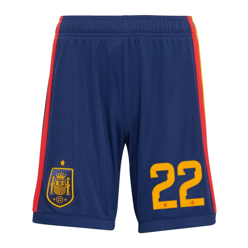 Camiseta Cubarsí 22 España 2026 Home Equipación Mundial ML Rojo/Azul