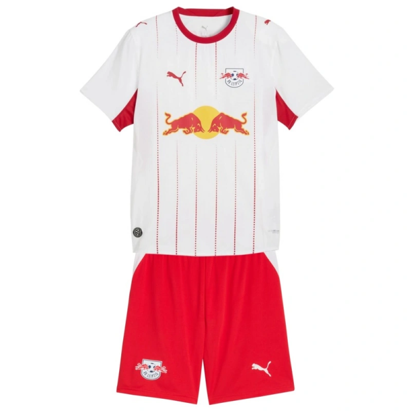 Camiseta Leipzig Home Equipación 2026/2027 Rojo/Blanco Niño Kit