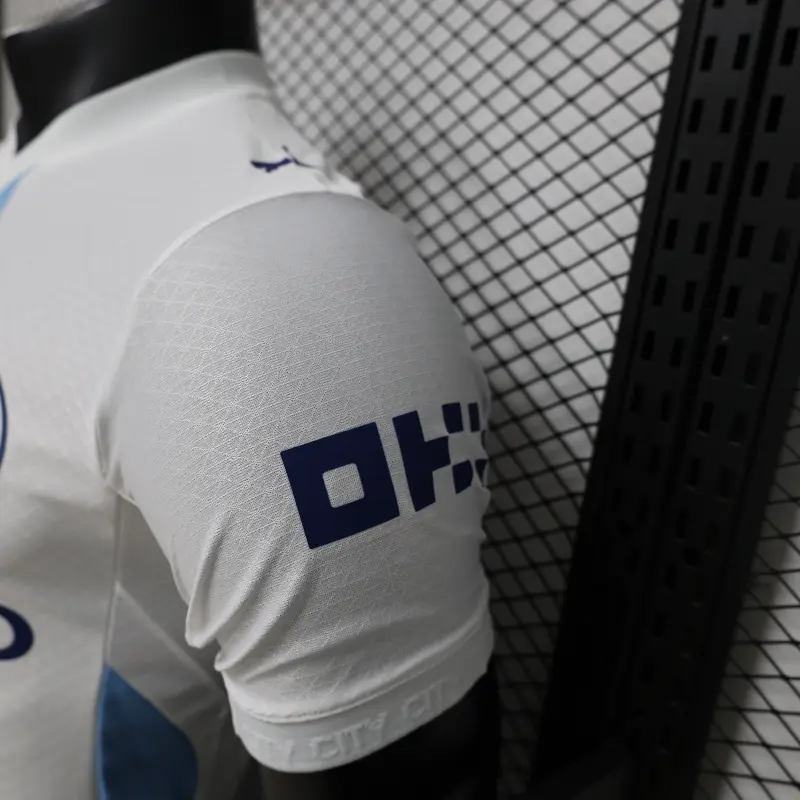 Camiseta Manchester City Third Equipación 2026/2027 Blanco/Azul (EDICIÓN JUGADOR)