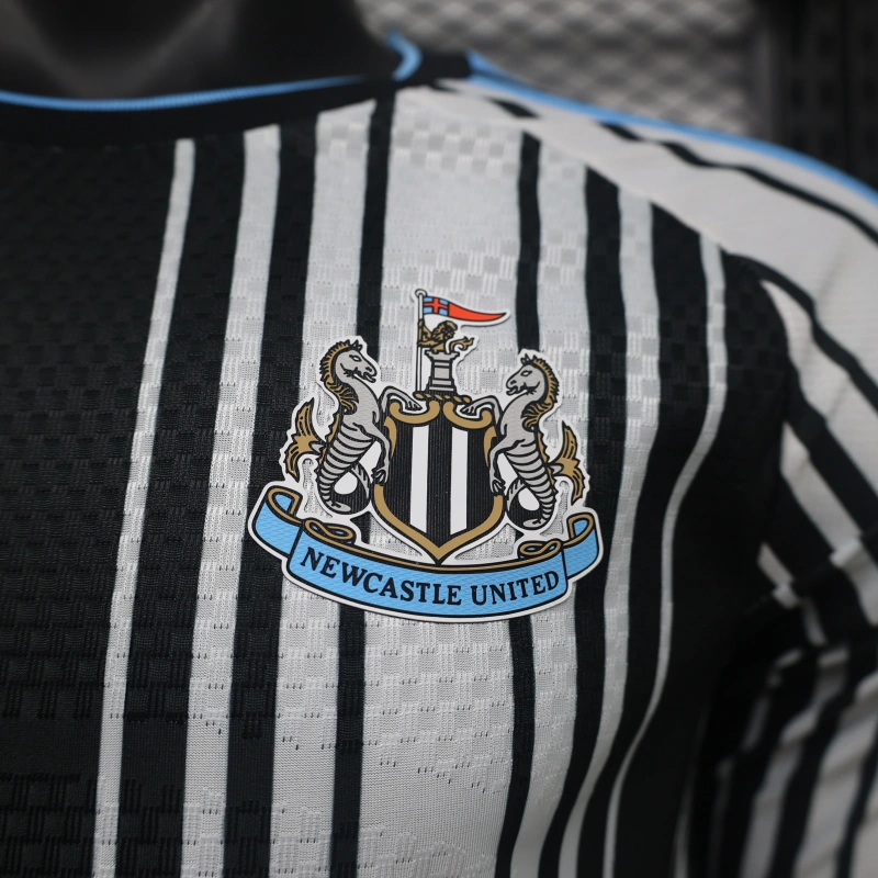 Camiseta Newcastle United Home Equipación 2026/2027 ML Negro/Blanco (EDICIÓN JUGADOR)
