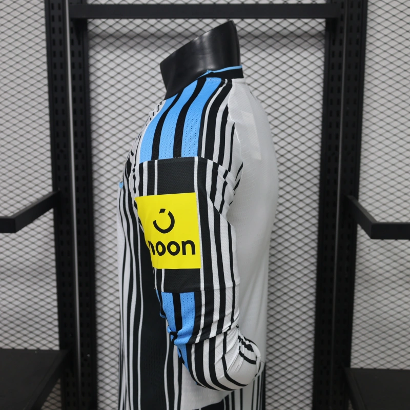 Camiseta Newcastle United Home Equipación 2026/2027 ML Negro/Blanco (EDICIÓN JUGADOR)
