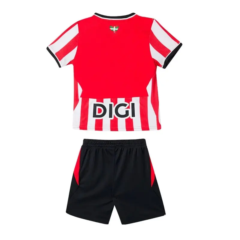 Camiseta Athletic de Bilbao Home Equipación 2026/2027 Rojo/Blanco Niño Kit