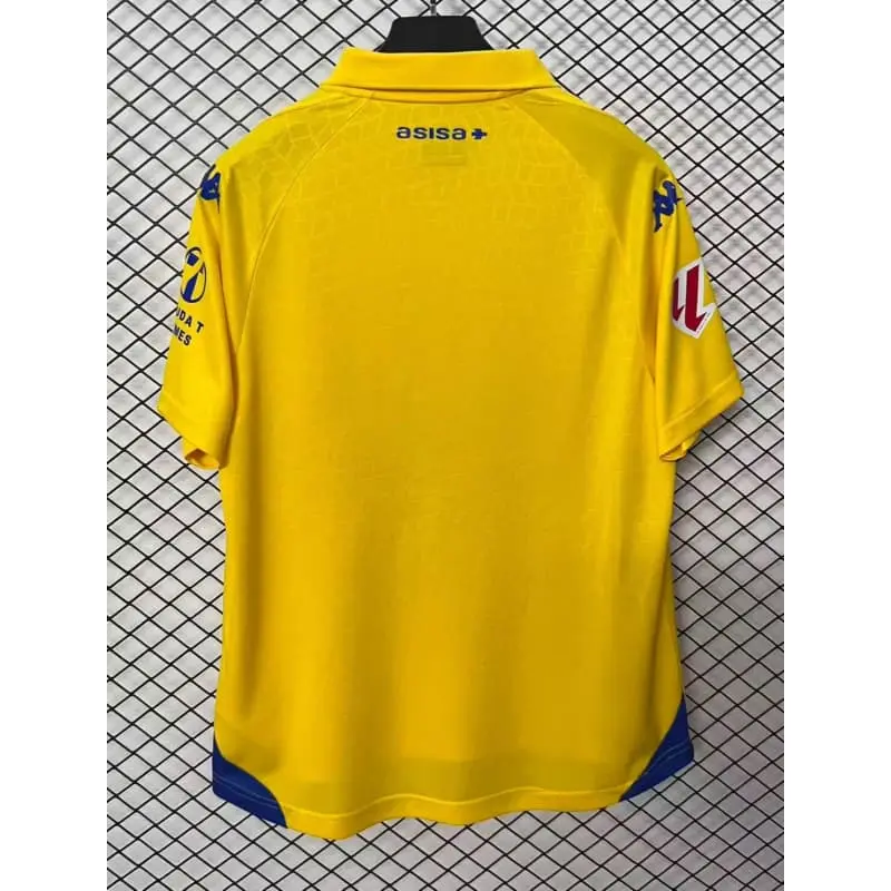 Camiseta Cadiz Home Equipación 2026/2027 Amarillo con Parche La Liga