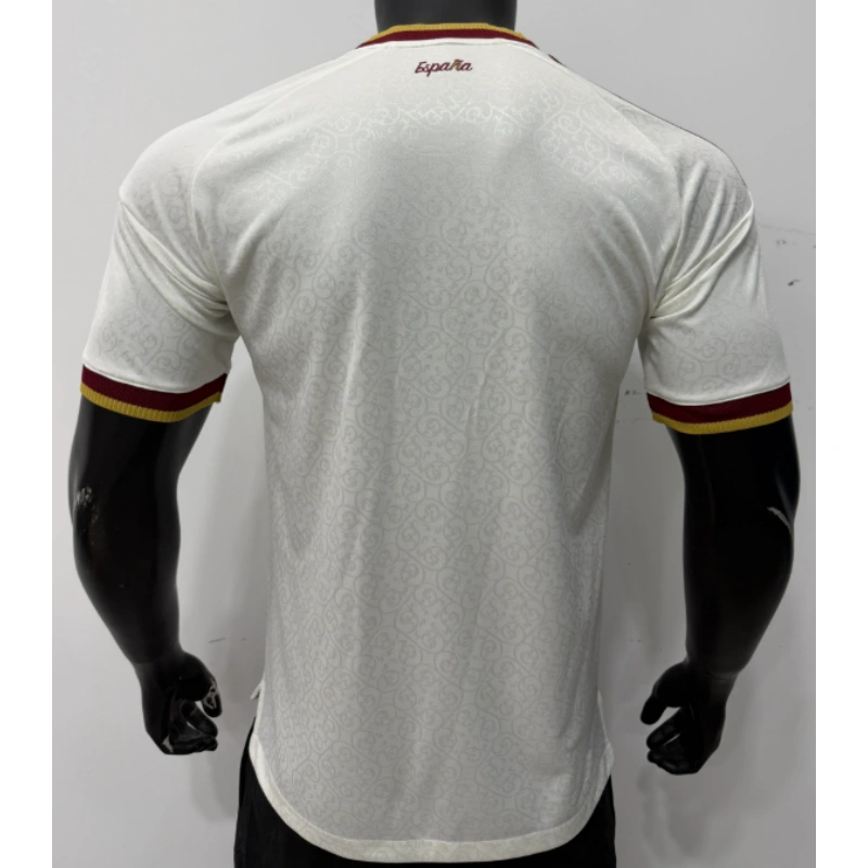 Camiseta España Away Equipación Mundial 2026 Blanco/Rojo (EDICIÓN JUGADOR) 2 Estrellas