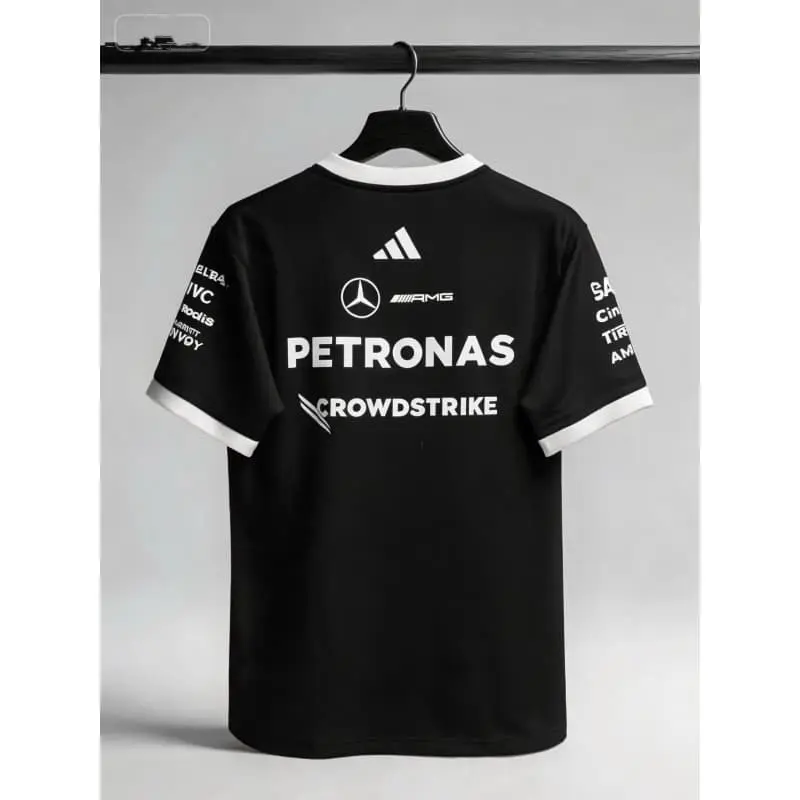 Camiseta Mercedes AMG Petronas F1 2026 Negro/Blanco