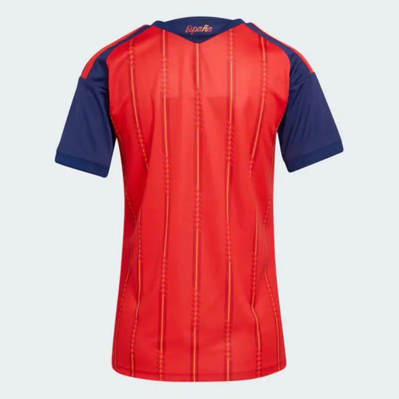 Camiseta España Home Equipación Mundial 2026 Rojo/Azul Mujer 2 Estrellas