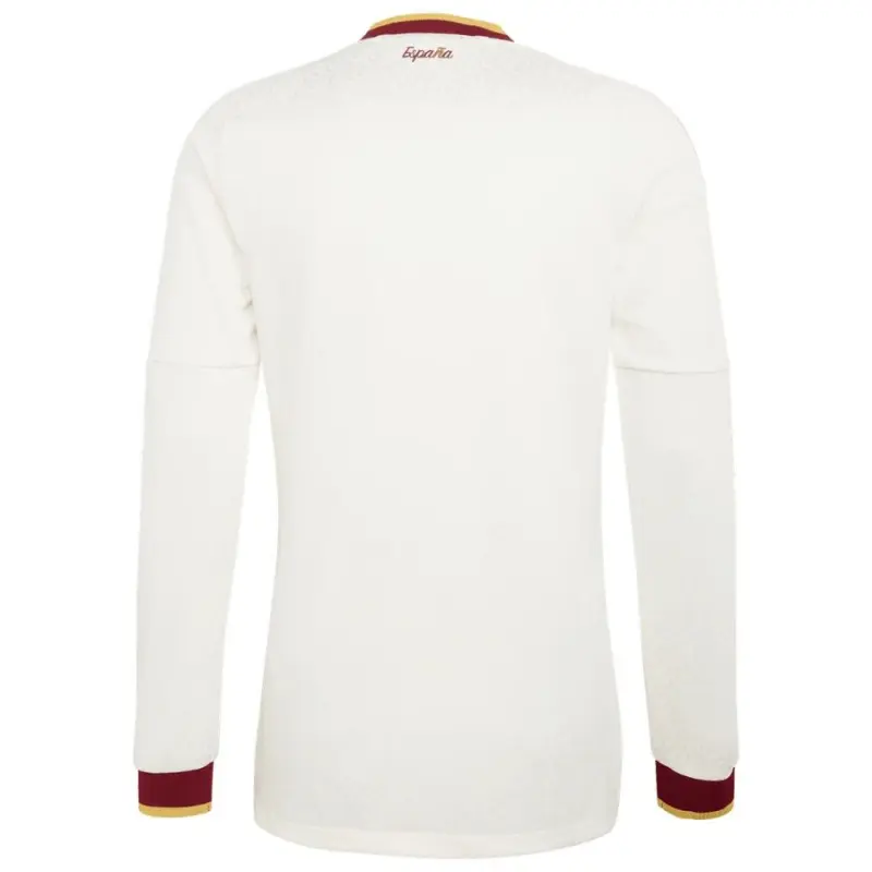 Camiseta España Away Equipación Mundial 2026 ML Blanco 2 Estrellas