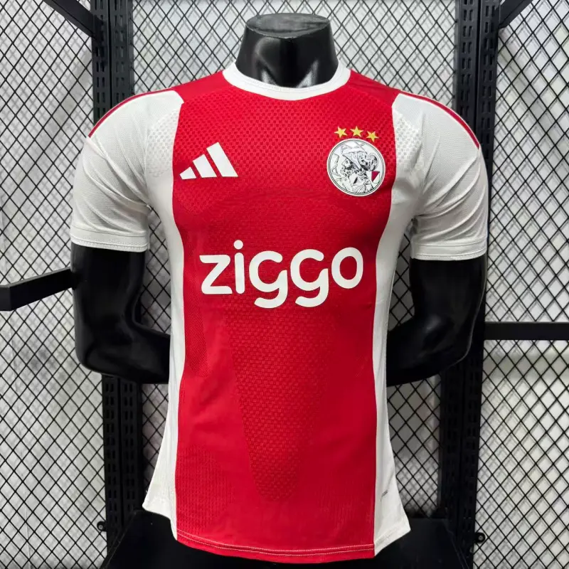 Camiseta Ajax Home Equipación 2026/2027 Rojo/Blanco (EDICIÓN JUGADOR)