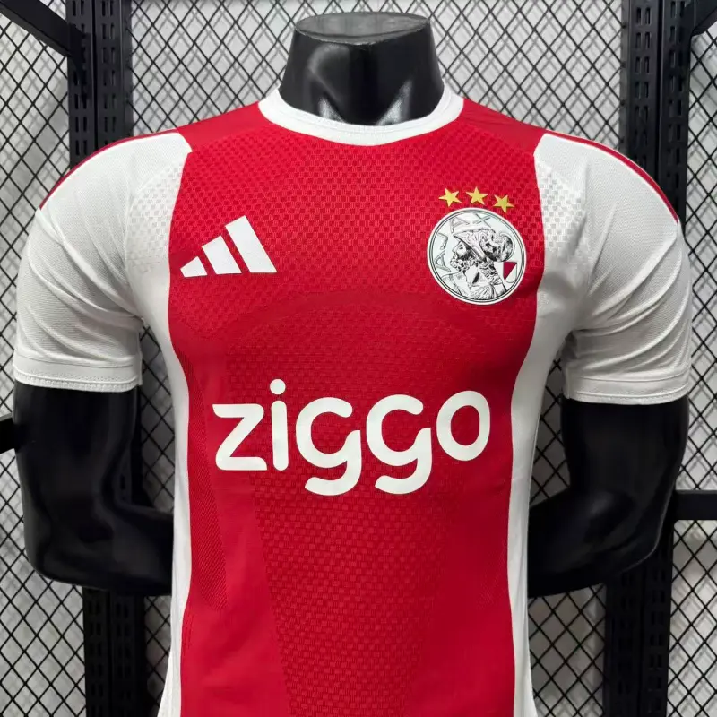 Camiseta Ajax Home Equipación 2026/2027 Rojo/Blanco (EDICIÓN JUGADOR)