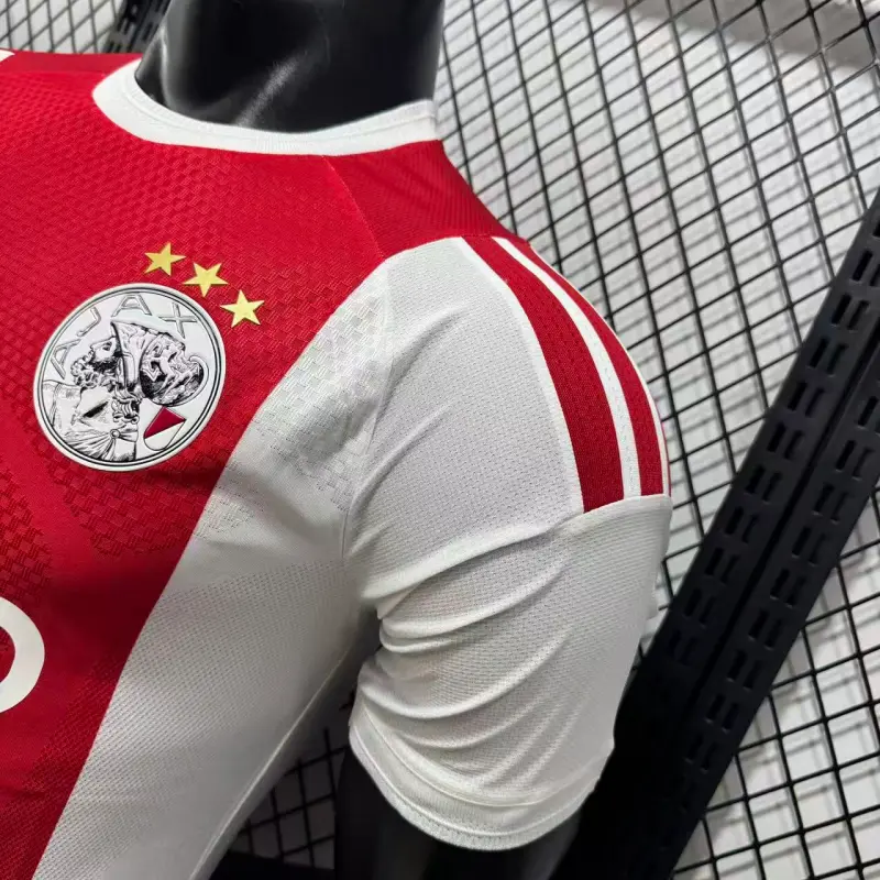 Camiseta Ajax Home Equipación 2026/2027 Rojo/Blanco (EDICIÓN JUGADOR)