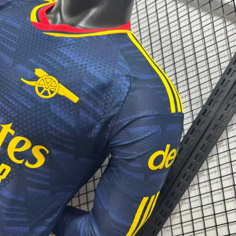 Camiseta Arsenal Away Equipación 2026/2027 ML Azul Marino (EDICIÓN JUGADOR)