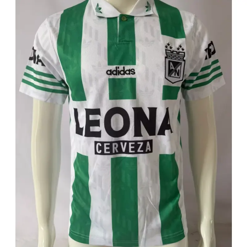 Camiseta Atlético Nacional Home Equipación Retro 1996/1997 Verde/Blanco (EDICIÓN JUGADOR)