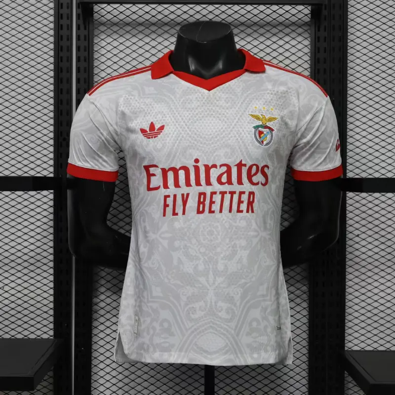 Camiseta Benfica Away Equipación 2026/2027 Blanco (EDICIÓN JUGADOR)