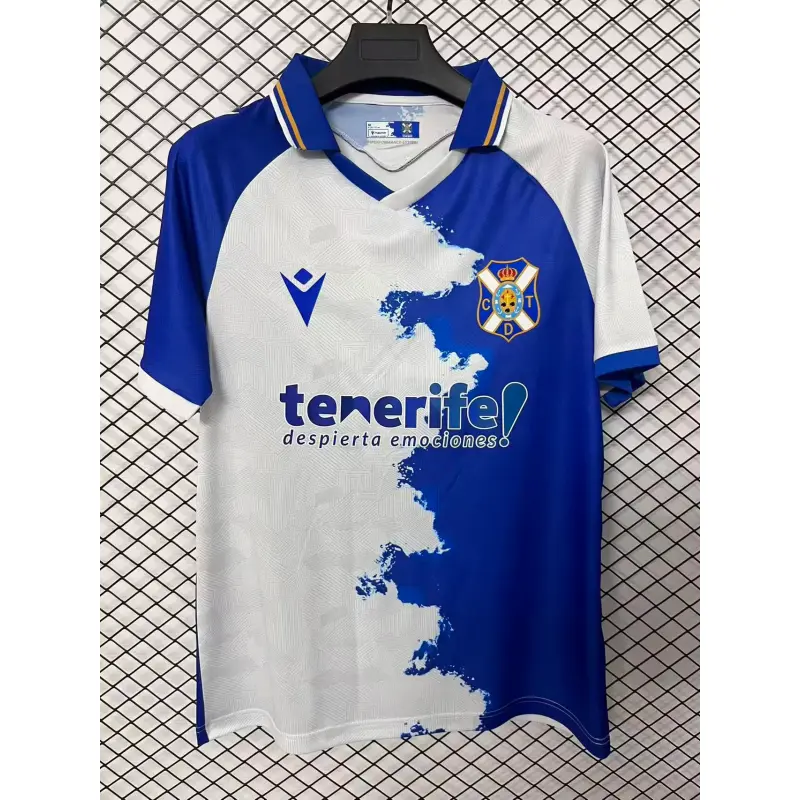 Camiseta CD Tenerife Home Equipación 2026/2027 Azul/Blanco