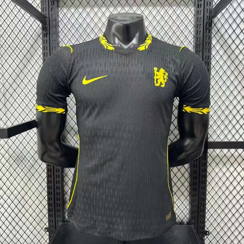 Camiseta Chelsea Away Equipación 2026/2027 Negro (EDICIÓN JUGADOR)