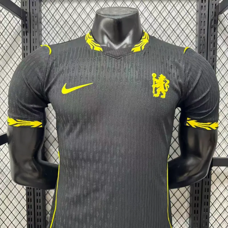 Camiseta Chelsea Away Equipación 2026/2027 Negro (EDICIÓN JUGADOR)