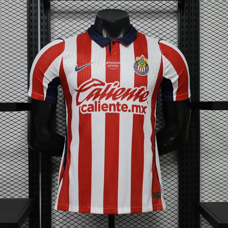 Camiseta Chivas Home Equipación 2026/2027 Rojo/Blanco (EDICIÓN JUGADOR)