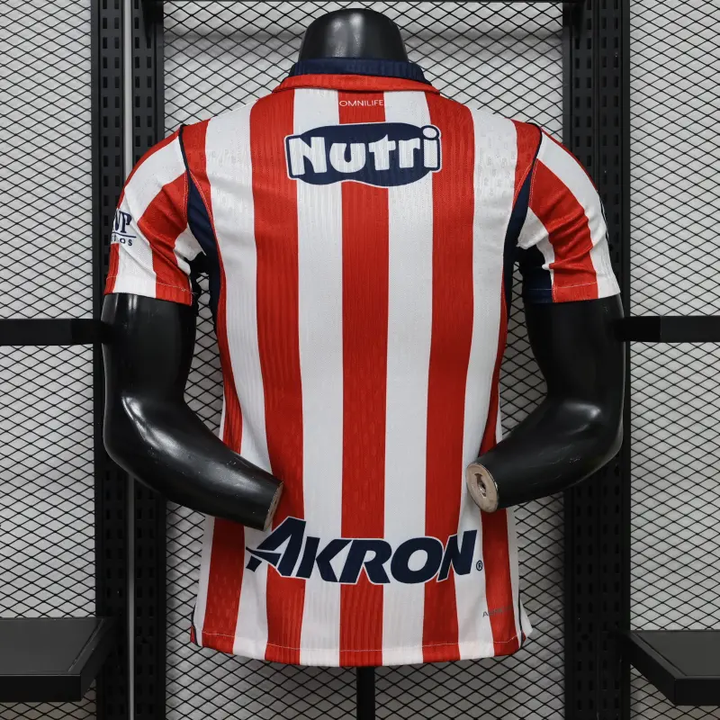 Camiseta Chivas Home Equipación 2026/2027 Rojo/Blanco (EDICIÓN JUGADOR)