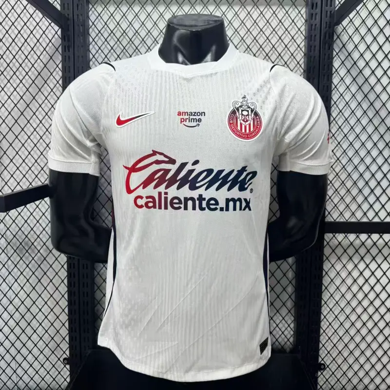 Camiseta Chivas Away Equipación 2026/2027 Blanco (EDICIÓN JUGADOR)