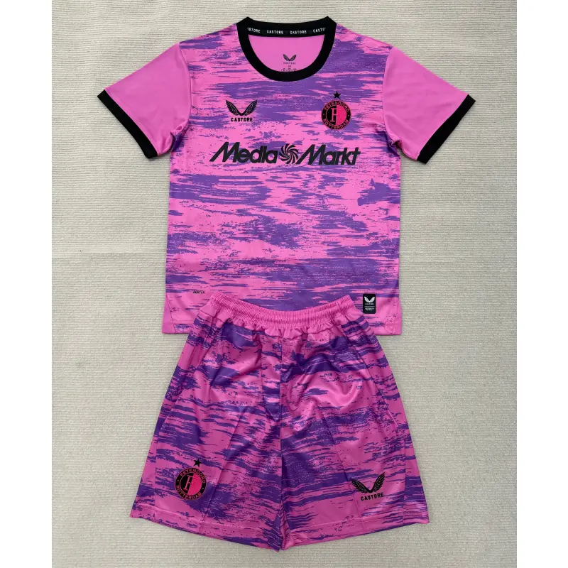Camiseta de Portero Feyenoord 2026/2027 Rosa Niño Kit