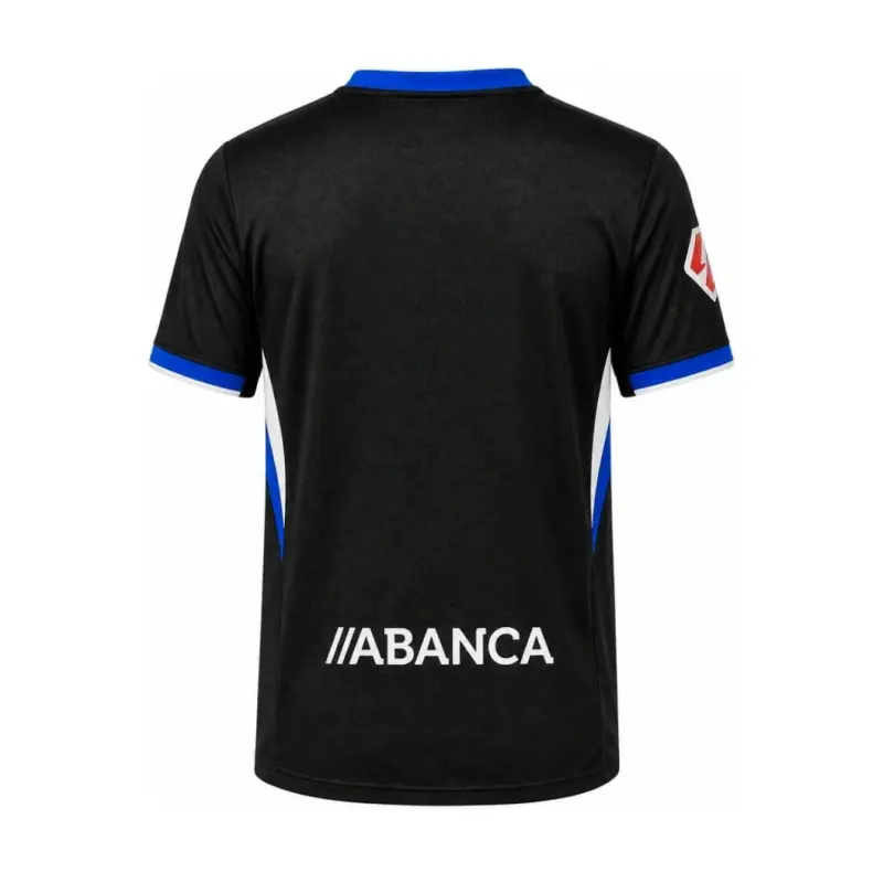 Camiseta Deportivo de La Coruña Away Equipación 2026/2027 Negro con Parche La Liga
