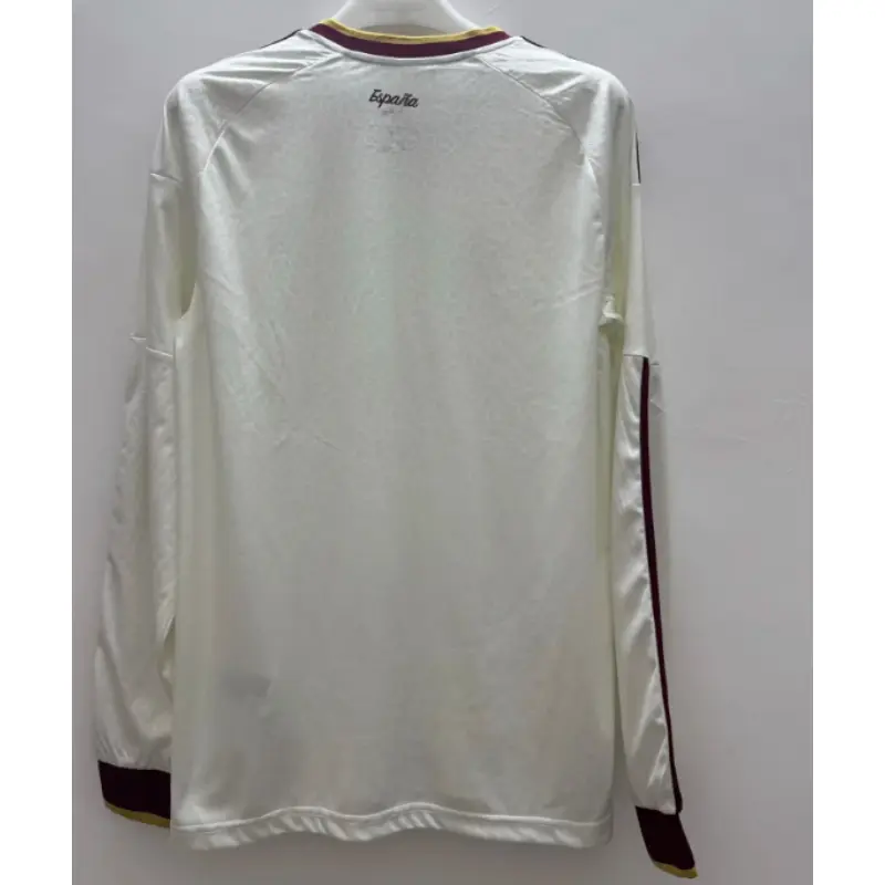 Camiseta España Away Equipación Mundial 2026 ML Blanco 2 Estrellas