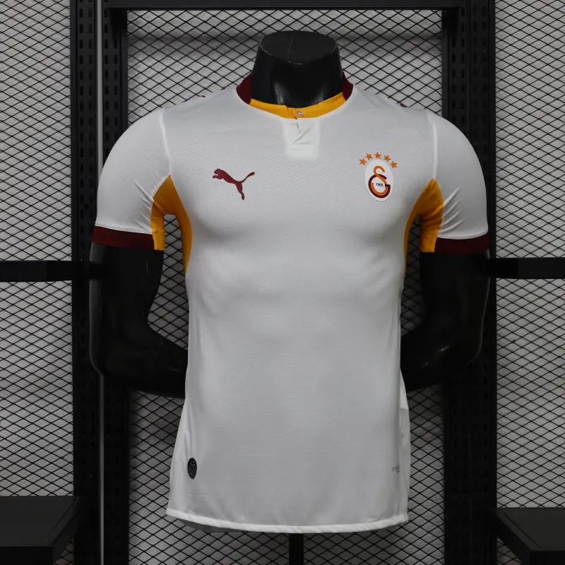 Camiseta Galatasaray Away Equipación 2026/2027 Blanco/Naranja (EDICIÓN JUGADOR)