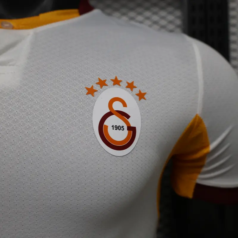 Camiseta Galatasaray Away Equipación 2026/2027 Blanco/Naranja (EDICIÓN JUGADOR)