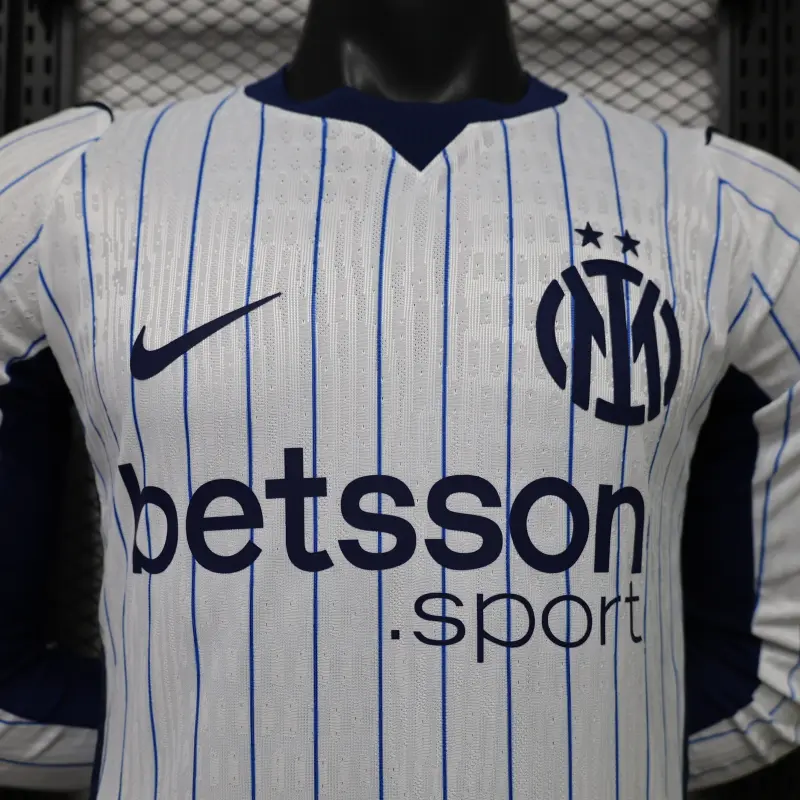 Camiseta Inter de Milan Away Equipación 2026/2027 ML Blanco (EDICIÓN JUGADOR)