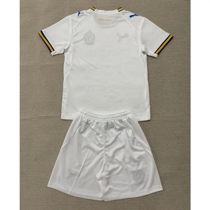 Camiseta Olympique Marsella Home Equipación 2026/2027 Blanco Niño Kit