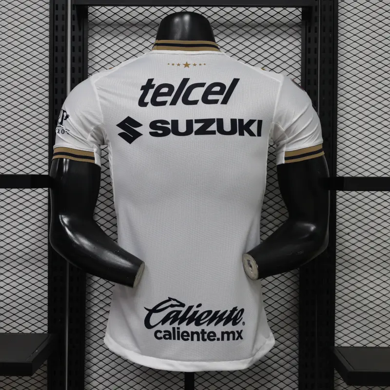 Camiseta Pumas UNAM Away Equipación 2026/2027 Blanco (EDICIÓN JUGADOR)