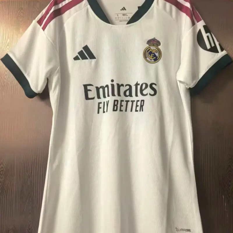 Camiseta Real Madrid Home Equipación 2026/2027 Blanco Mujer con Parche HP