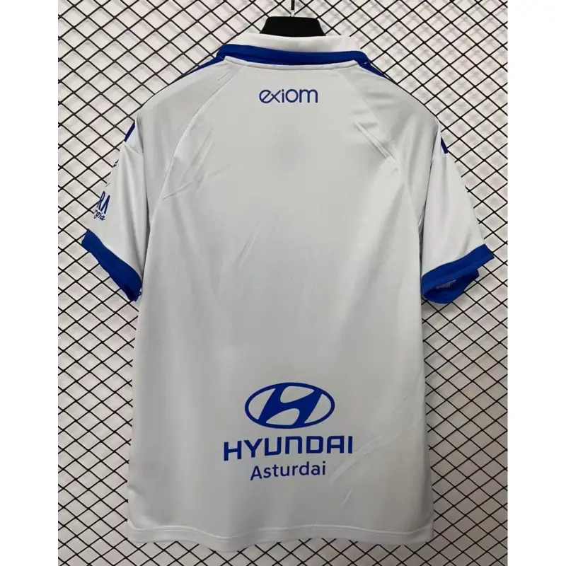 Camiseta Real Oviedo Third Equipación 2026/2027 Blanco con Parche La Liga