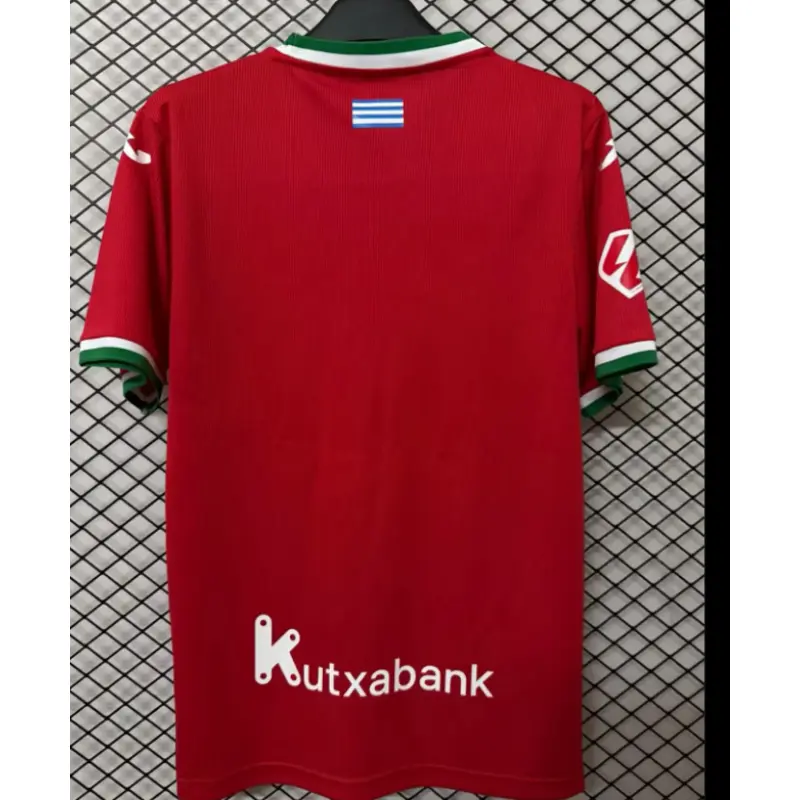 Camiseta Real Sociedad Third Equipación 2026/2027 Rojo con Parche La Liga