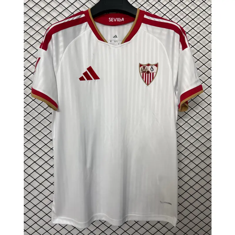 Camiseta Sevilla FC Home Equipación 2026/2027 Blanco con Parche La Liga