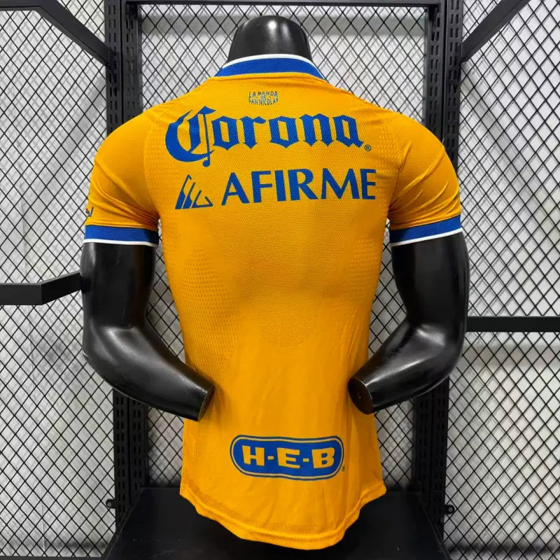Camiseta Tigres UANL Home Equipación 2026/2027 Amarillo (EDICIÓN JUGADOR)