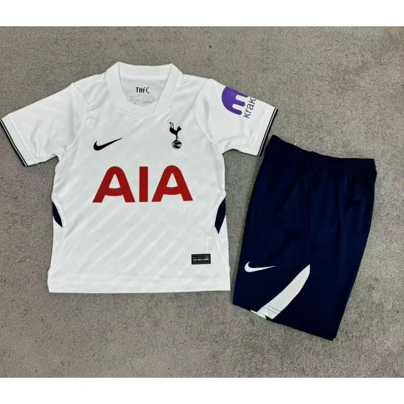 Camiseta Tottenham Hotspur Home Equipación 2026/2027 Blanco Niño Kit