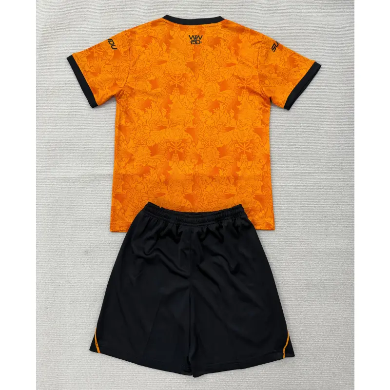 Camiseta Wolverhampton Wanderers Home Equipación 2026/2027 Amarillo Niño Kit