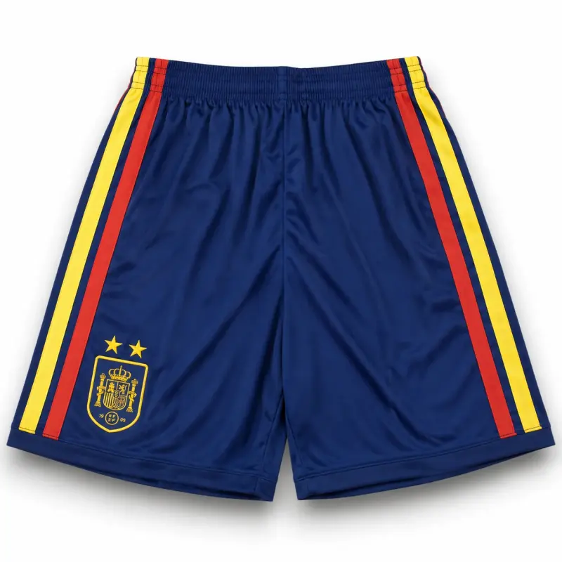 Pantalón Corto España Home Equipación Mundial 2026 Azul 2 Estrellas