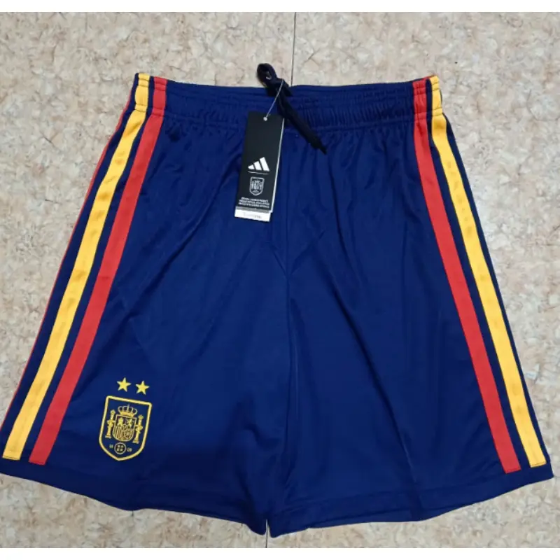 Pantalón Corto España Home Equipación Mundial 2026 Azul 2 Estrellas