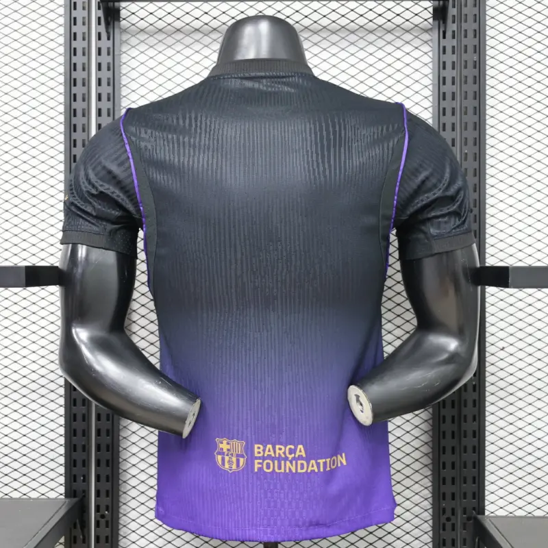 Camiseta Barcelona Away Equipación 2026/2027 Negro/Morado (EDICIÓN JUGADOR)
