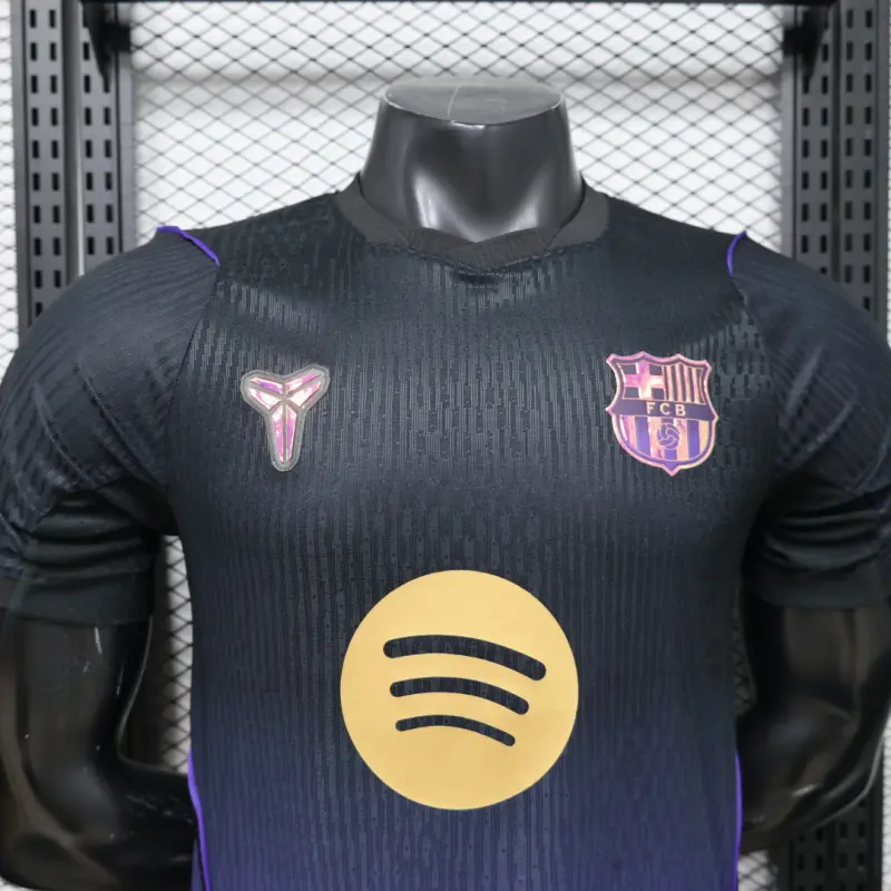 Camiseta Barcelona Away Equipación 2026/2027 Negro/Morado (EDICIÓN JUGADOR)